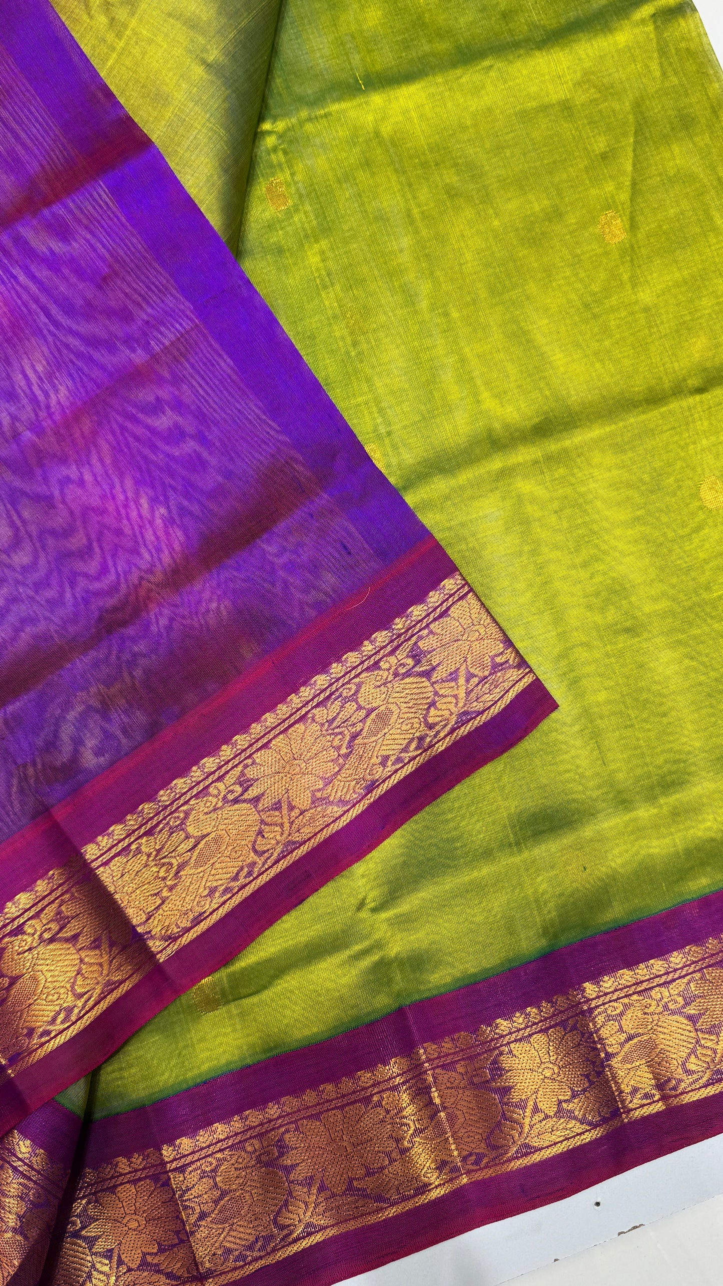 Buttas Pure Silk Cotton Saree