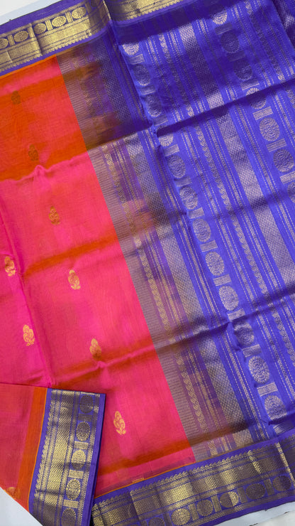 Buttas Pure Silk Cotton Saree