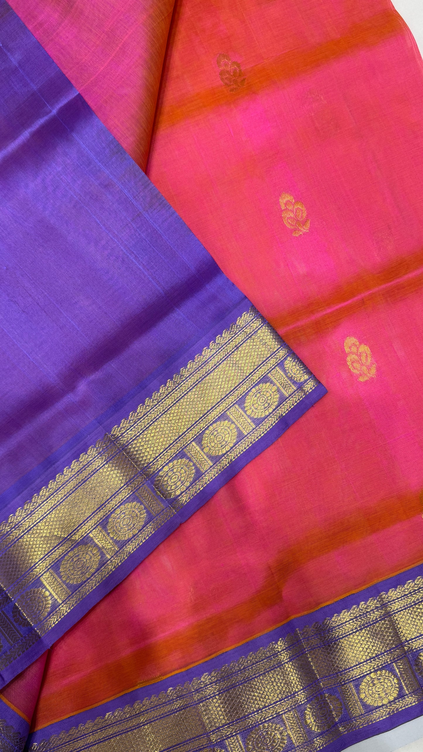 Buttas Pure Silk Cotton Saree
