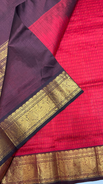 Pure handloom Lakshadeepam Silk cotton saree
