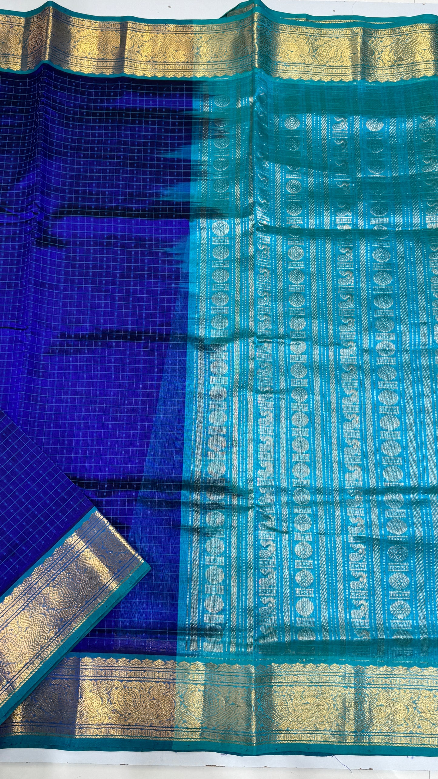 Pure handloom Lakshadeepam Silk cotton saree
