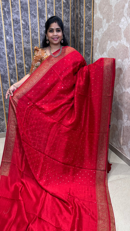 Tussar Georgette Saree