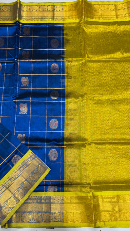 Mayil & Chakram Butta Pure Silk Cotton Saree