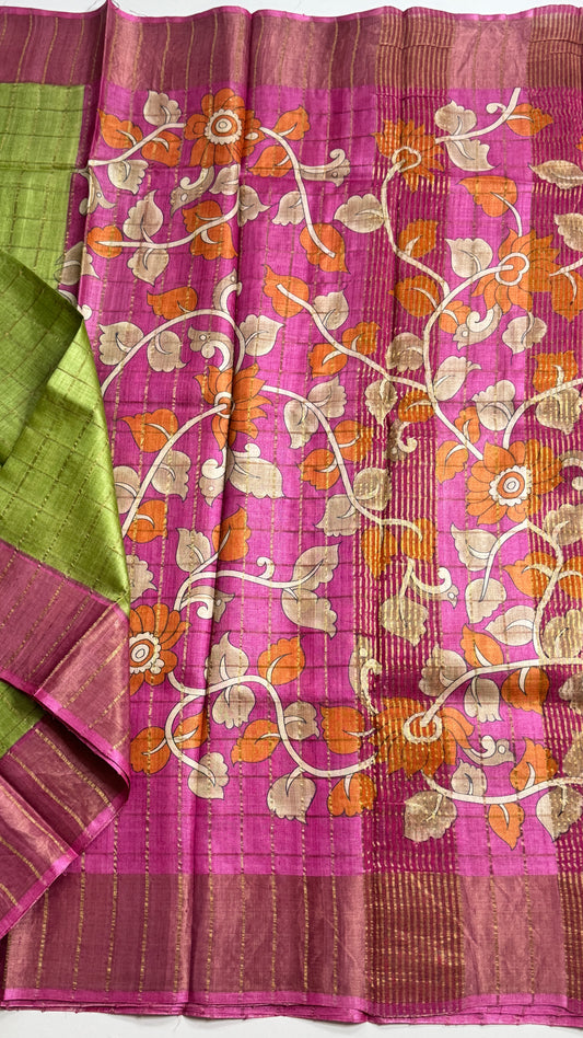 Handloom Pure Tussar Silk Saree
