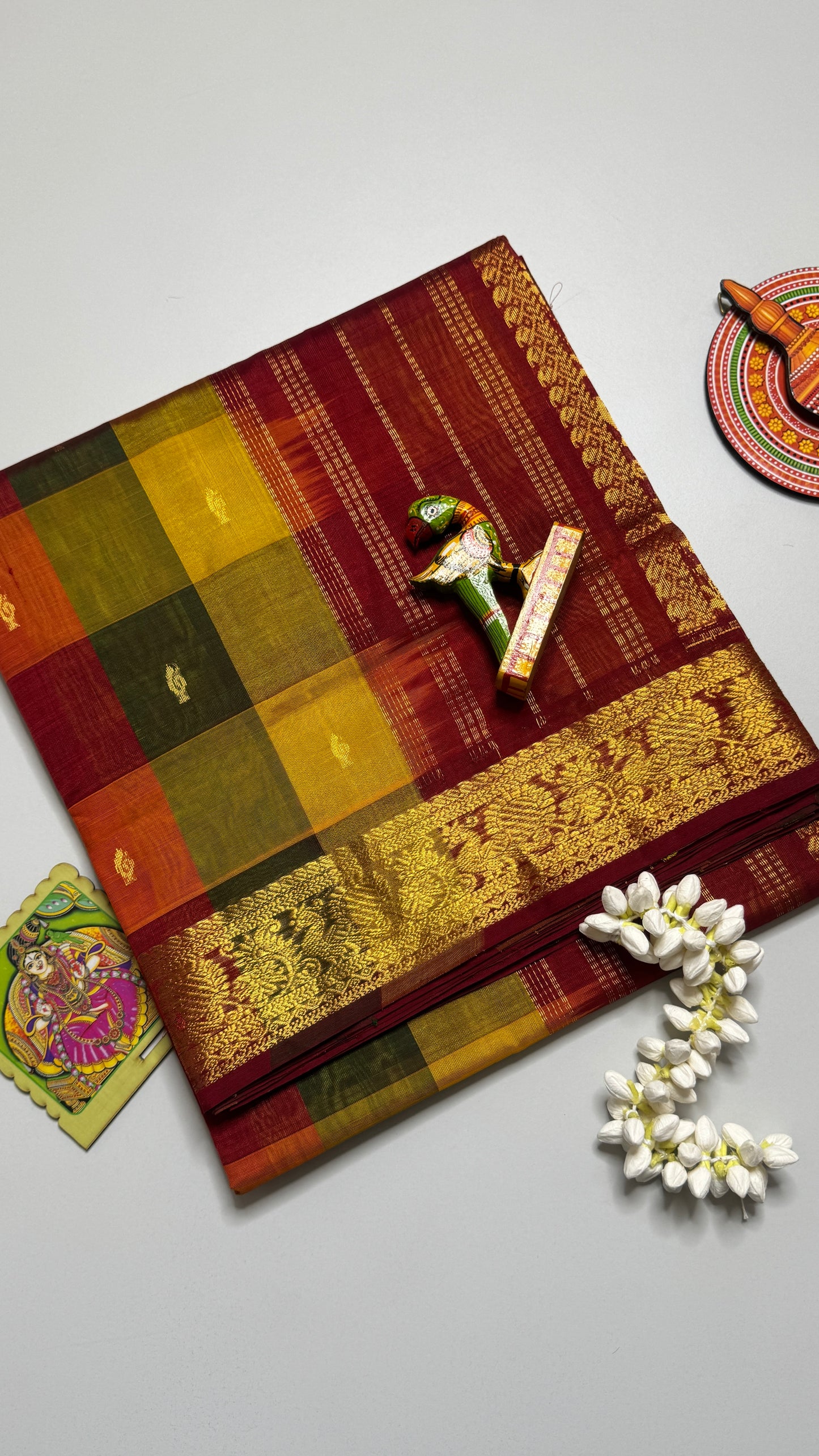 Palum Pazhamum Pure Silk Cotton Saree