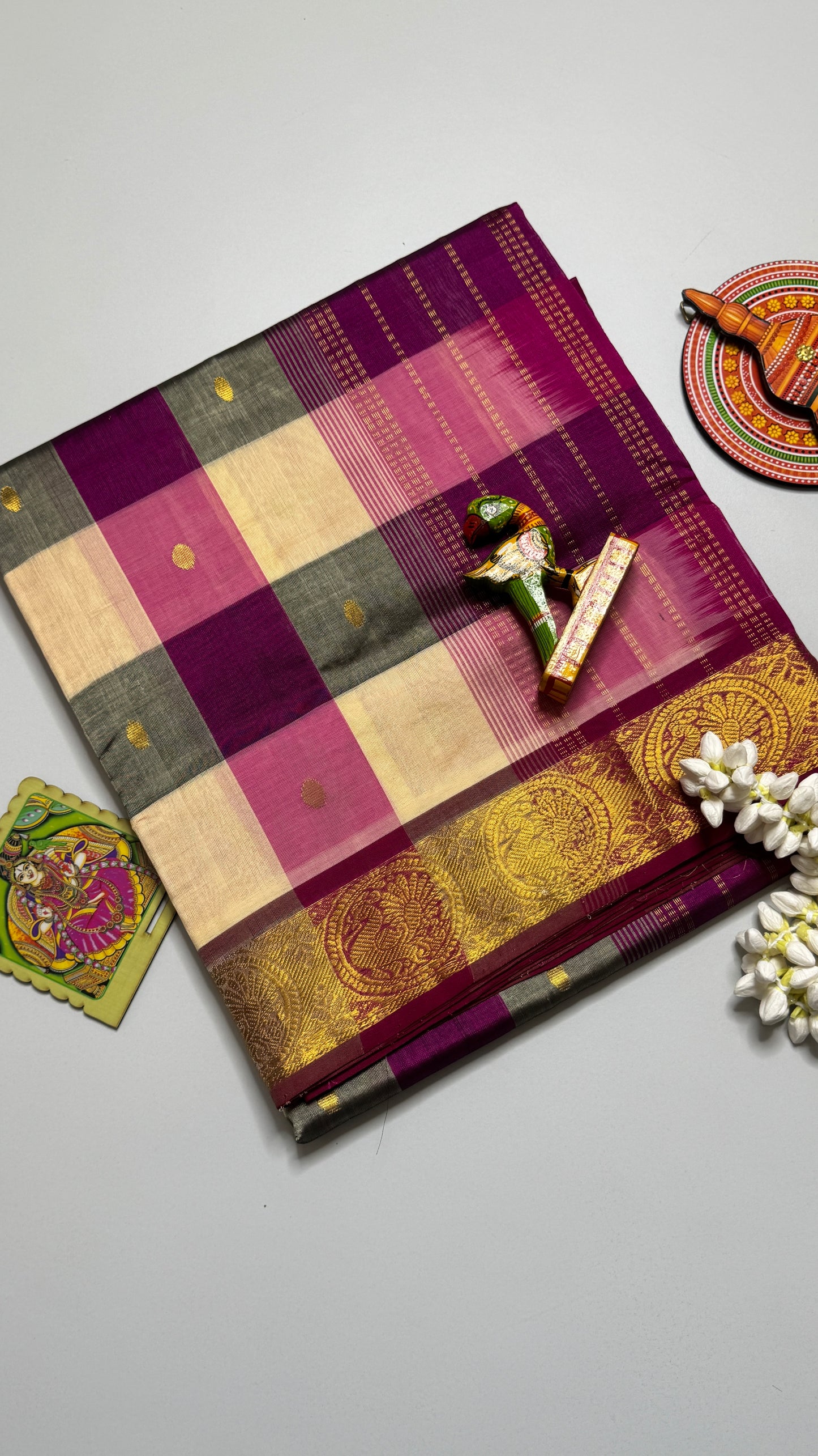 Palum Pazhamum Pure Silk Cotton Saree