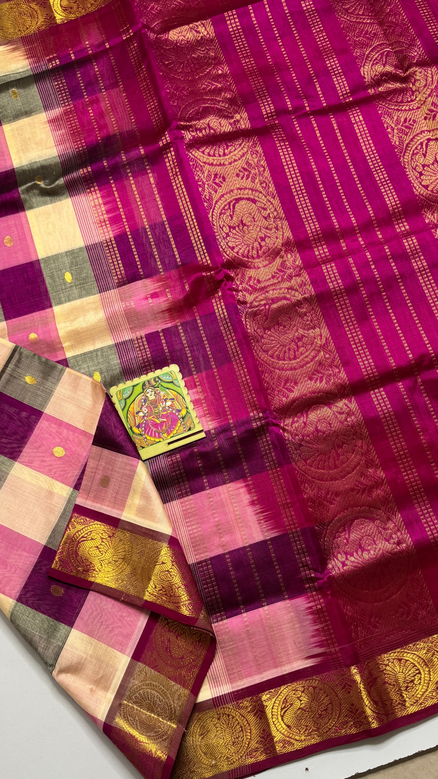 Palum Pazhamum Pure Silk Cotton Saree