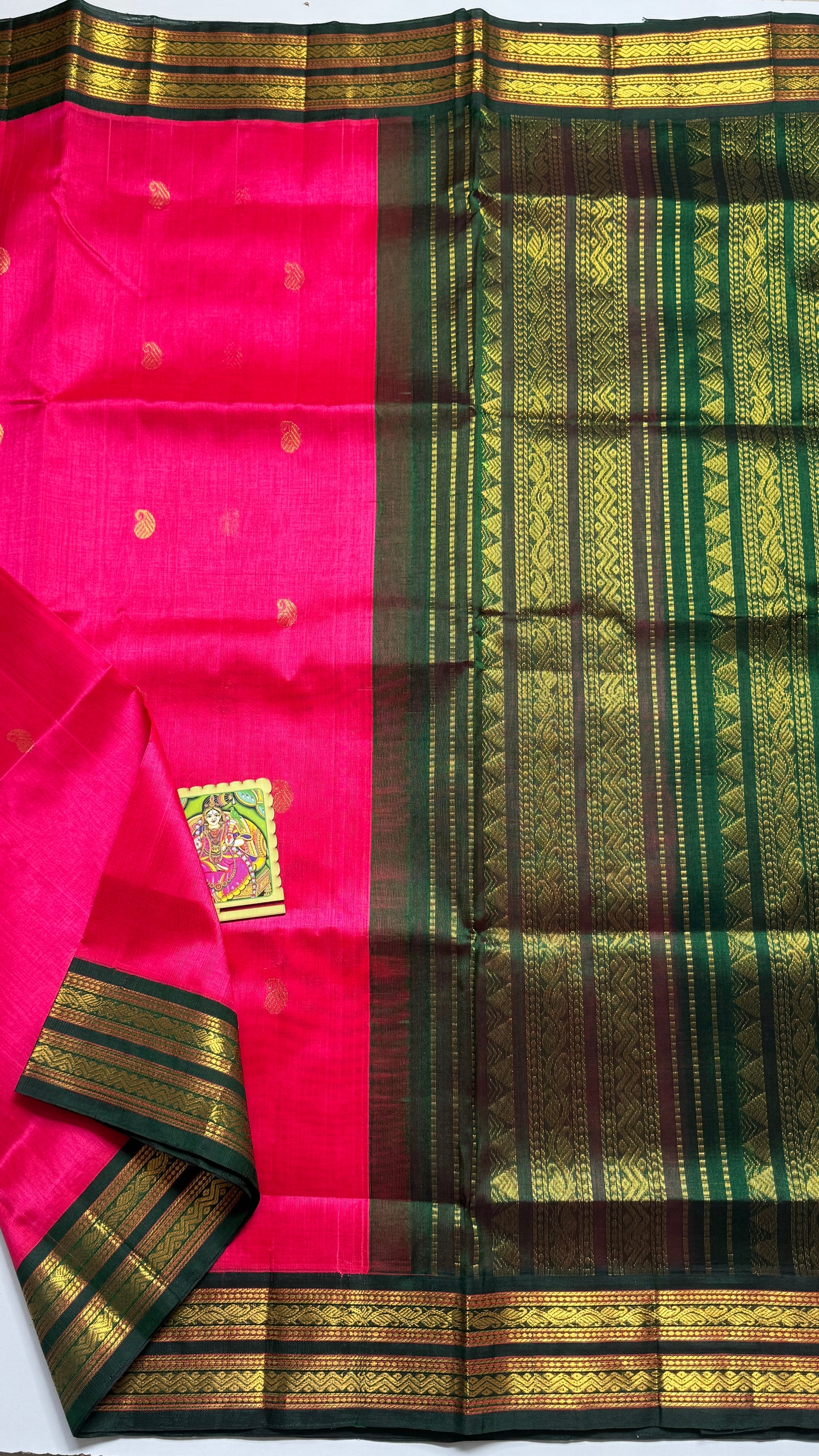 Buttas Pure Silk Cotton Saree