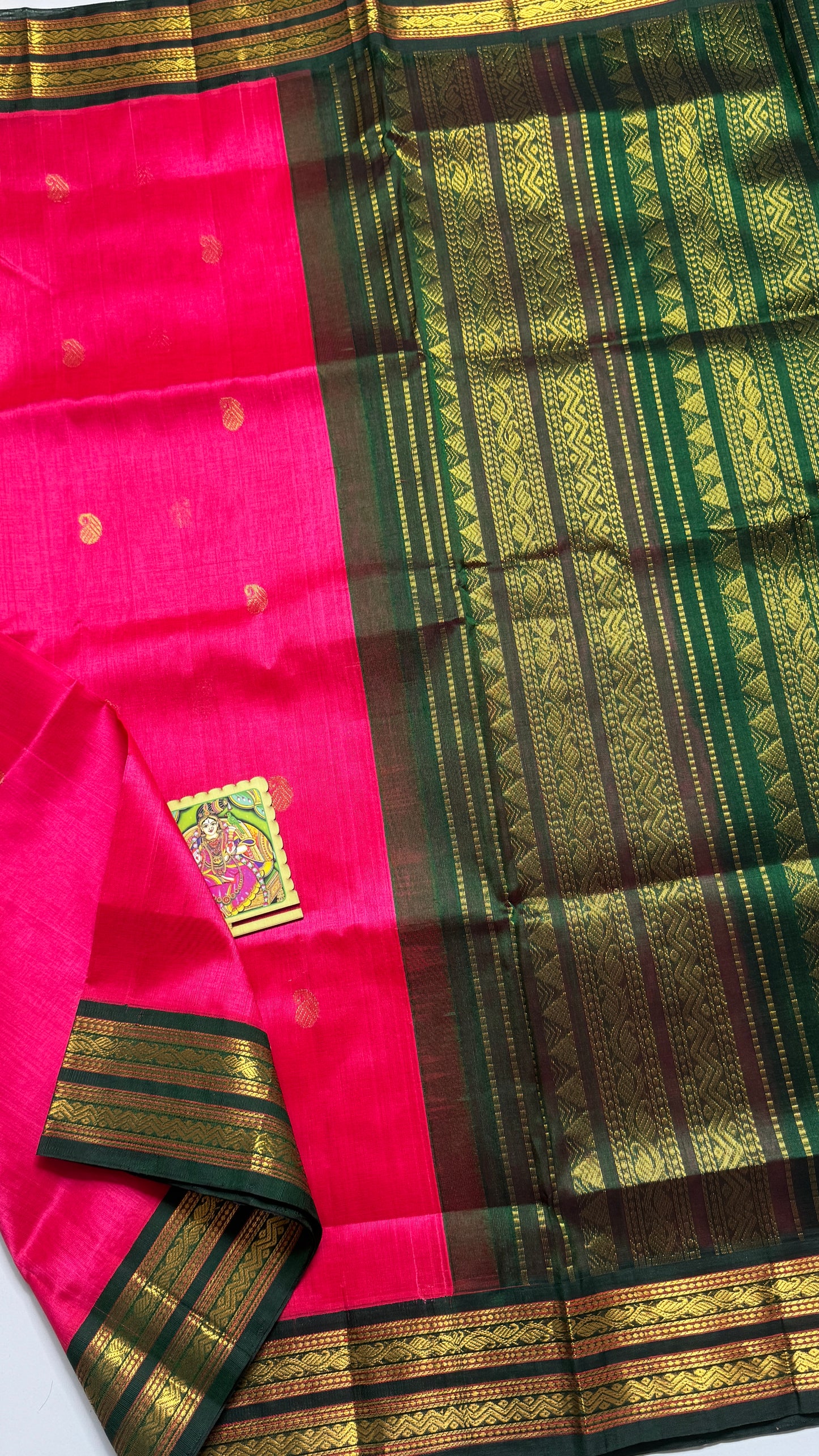 Buttas Pure Silk Cotton Saree