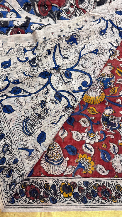 Kalamkari Printed Kota Saree (Copy)