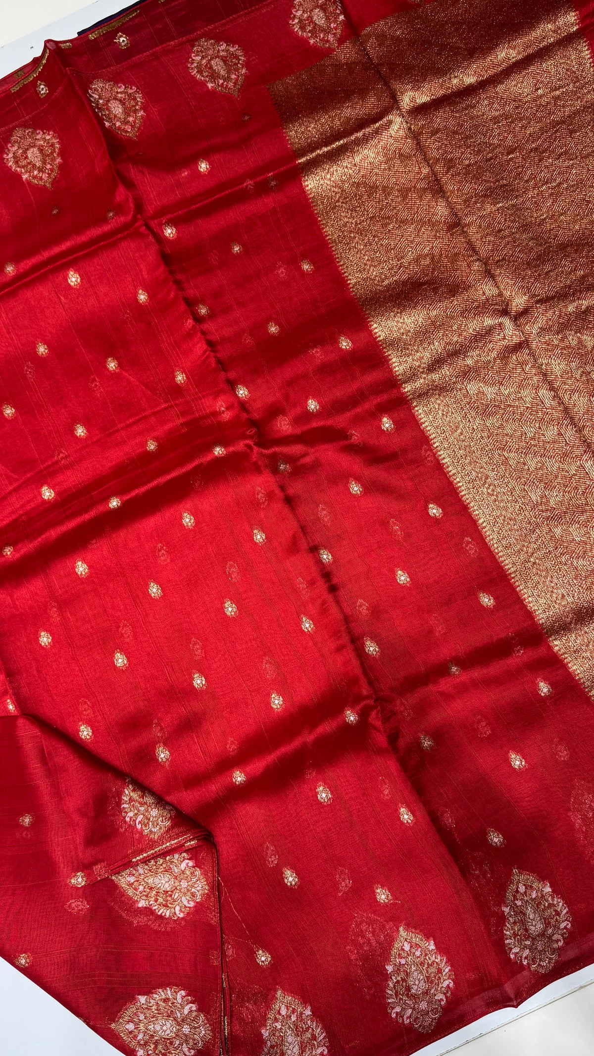 Tussar Georgette Saree with Motifs Embellished Border