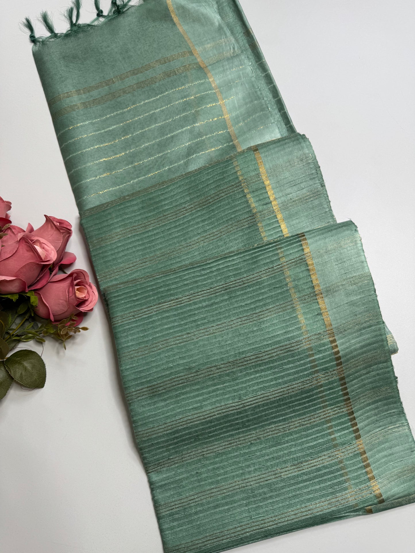 Organza Jute Fusion Saree