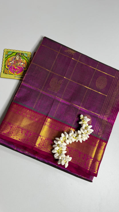 Mayil & Chakram Butta Pure Silk Cotton Saree