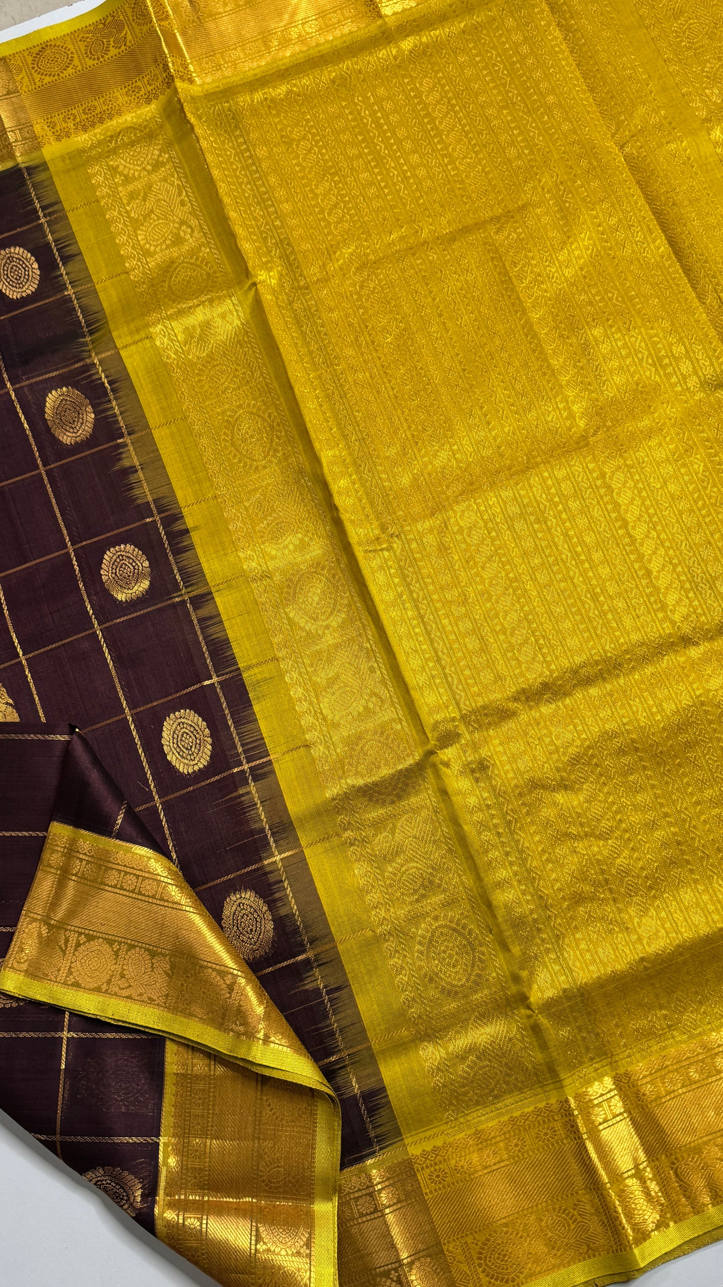 Mayil & Chakram Butta Pure Silk Cotton Saree