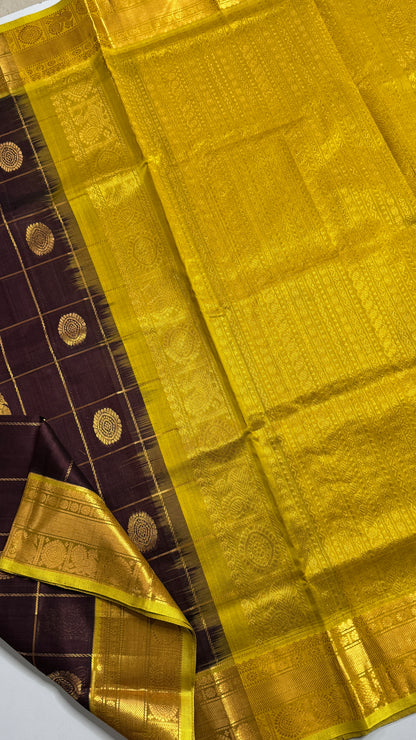 Mayil & Chakram Butta Pure Silk Cotton Saree