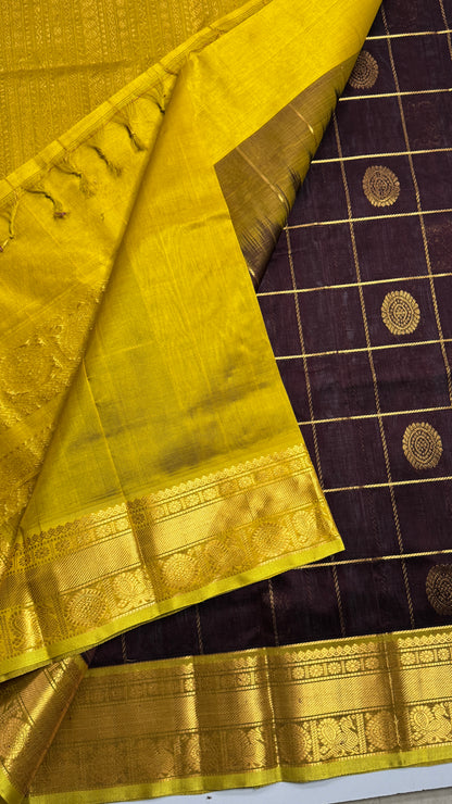 Mayil & Chakram Butta Pure Silk Cotton Saree