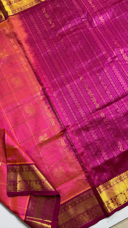 Mayil & Chakram Butta Pure Silk Cotton Saree