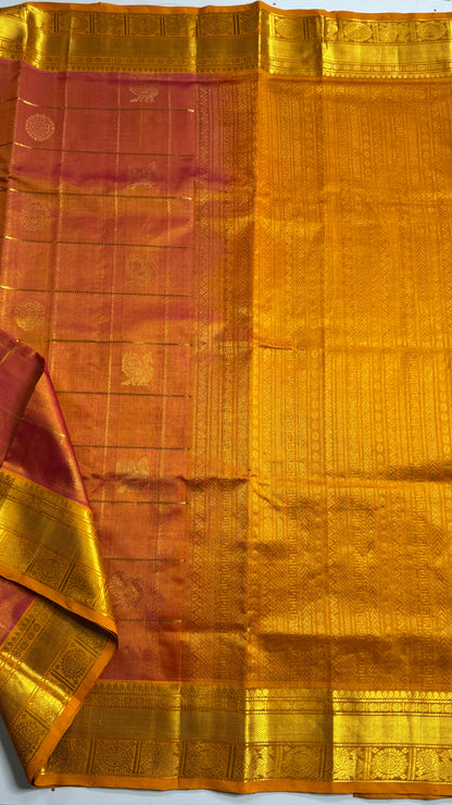 Mayil & Chakram Butta Pure Silk Cotton Saree