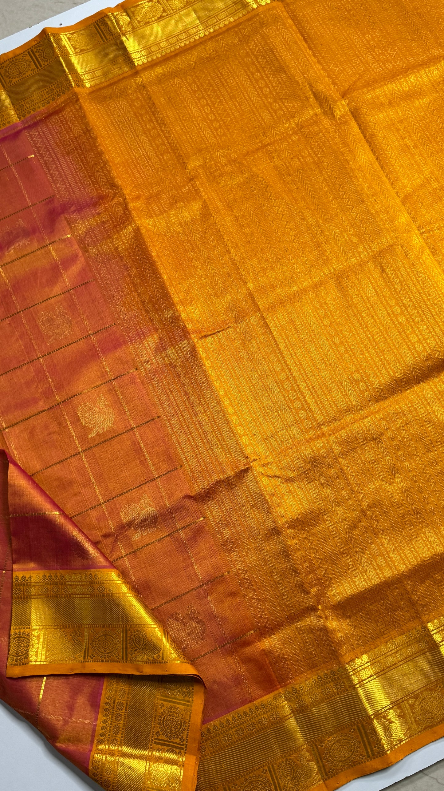 Mayil & Chakram Butta Pure Silk Cotton Saree