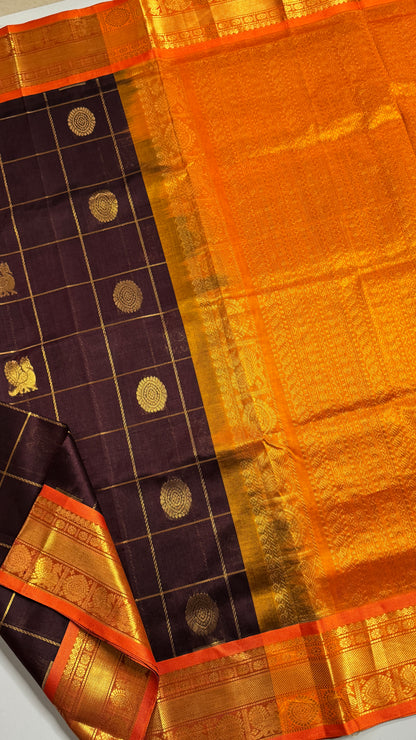 Mayil & Chakram Butta Pure Silk Cotton Saree