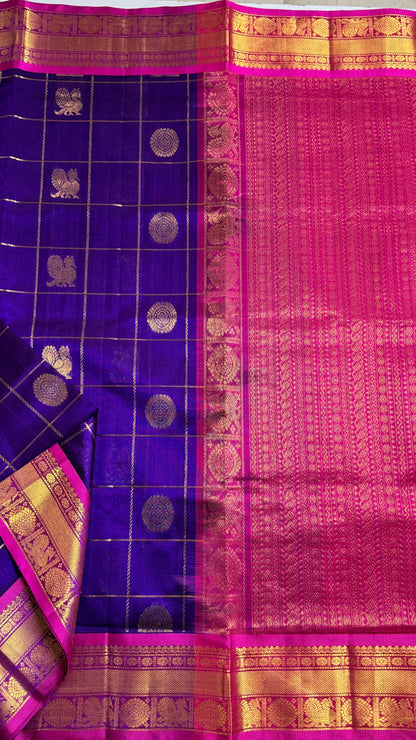 Mayil & Chakram Butta Pure Silk Cotton Saree