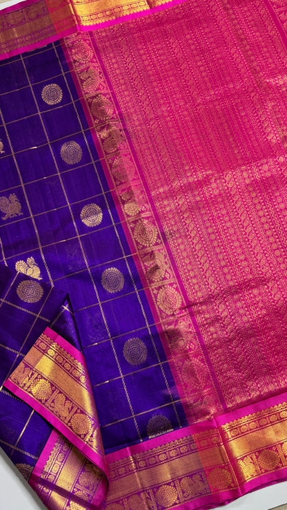 Mayil & Chakram Butta Pure Silk Cotton Saree