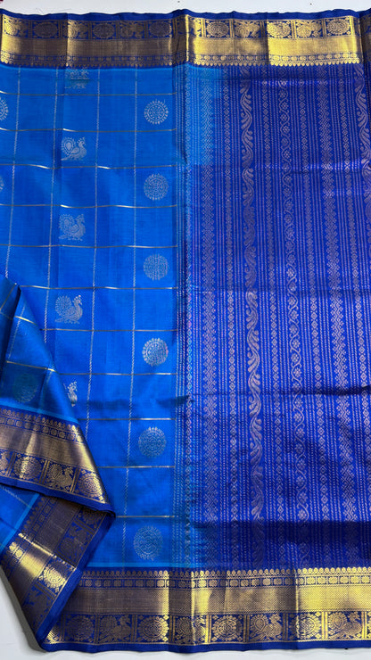 Mayil & Chakram Butta Pure Silk Cotton Saree