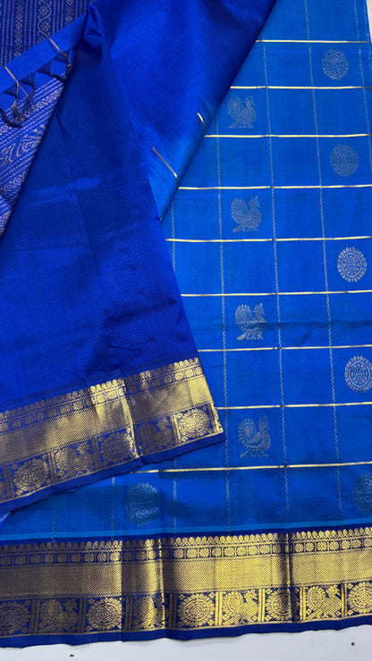 Mayil & Chakram Butta Pure Silk Cotton Saree