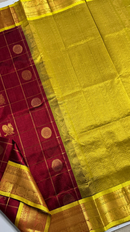 Mayil & Chakram Butta Pure Silk Cotton Saree