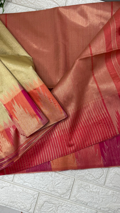 Semi Raw Silk Saree