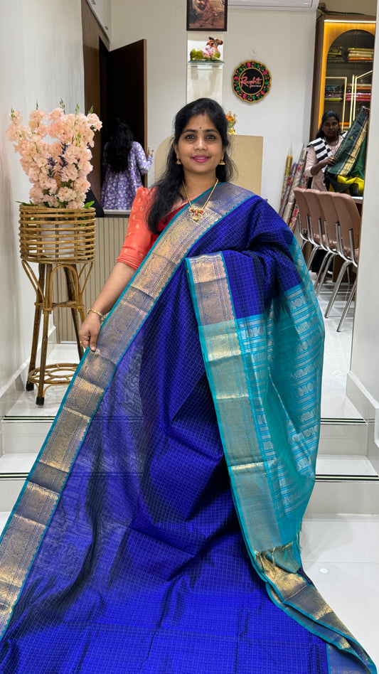 Pure handloom Lakshadeepam Silk cotton saree