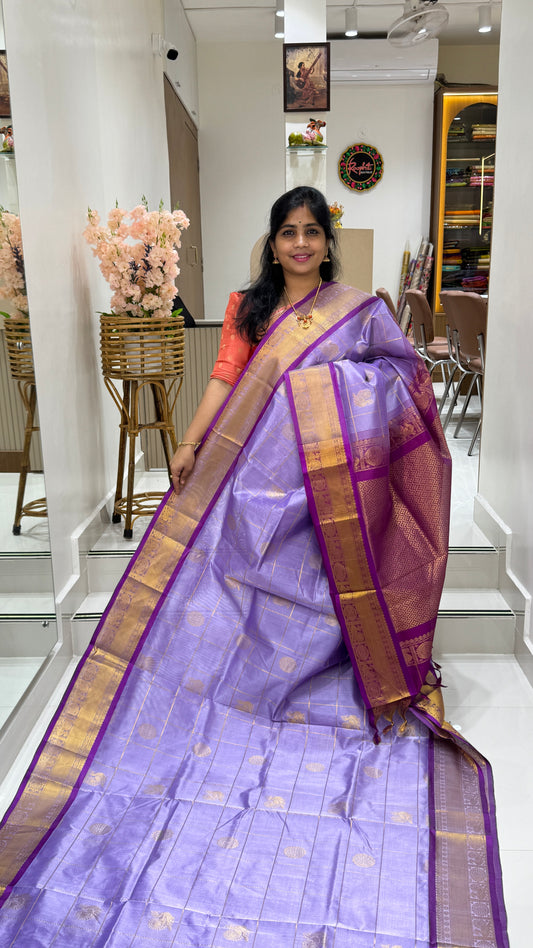 Mayil & Chakram Butta Pure Silk Cotton Saree