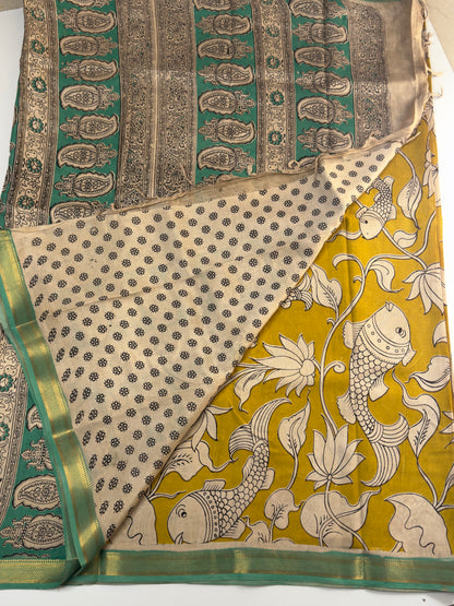 Kalamkari Chennuri Silk Saree