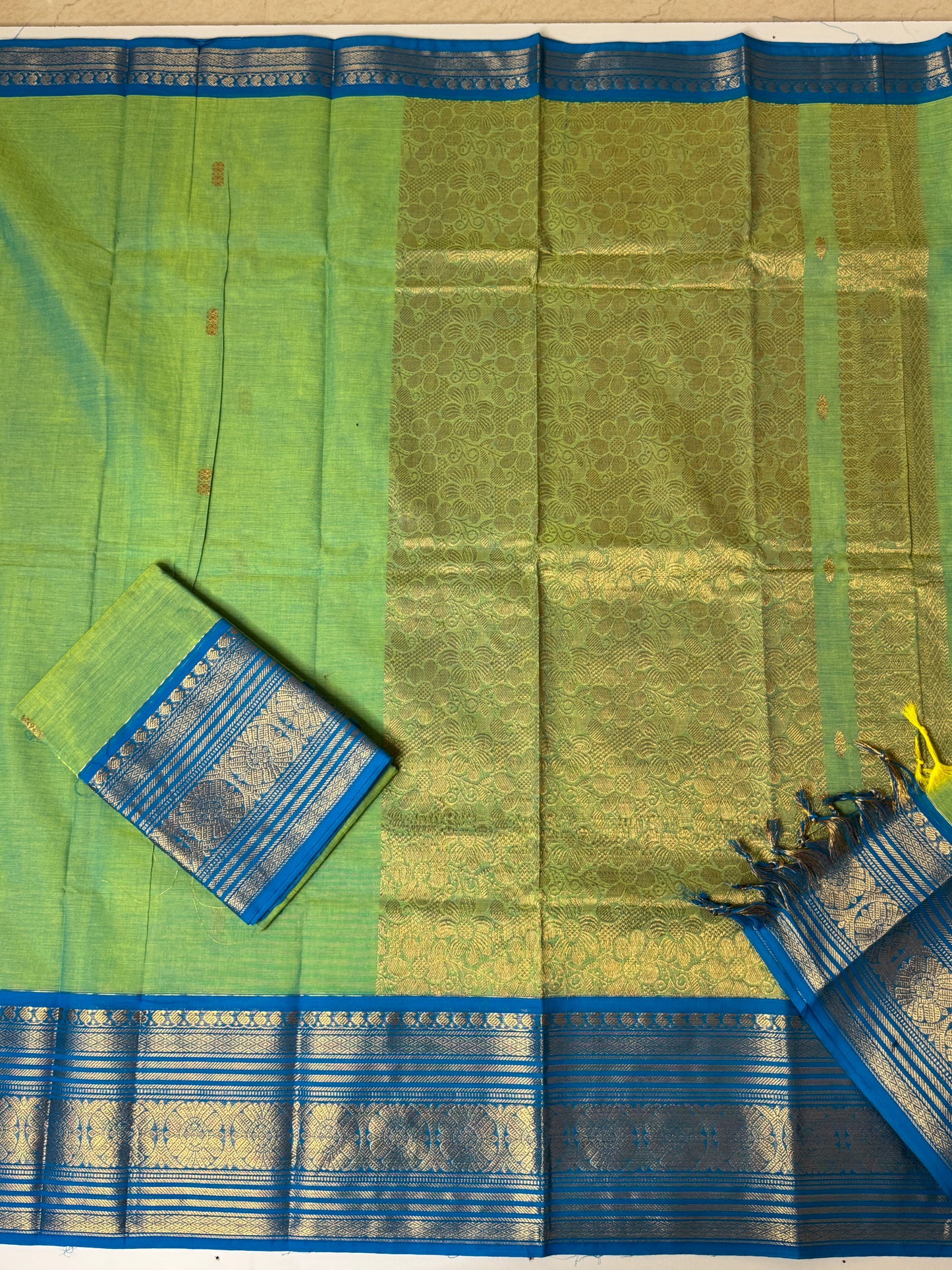 Chettinad Cotton Unstitched Salwar Suit