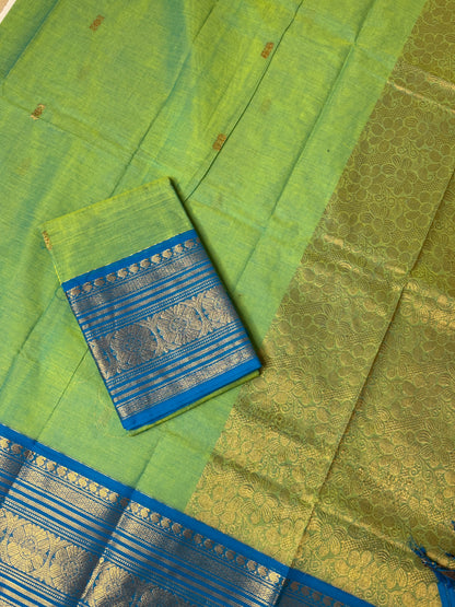 Chettinad Cotton Unstitched Salwar Suit