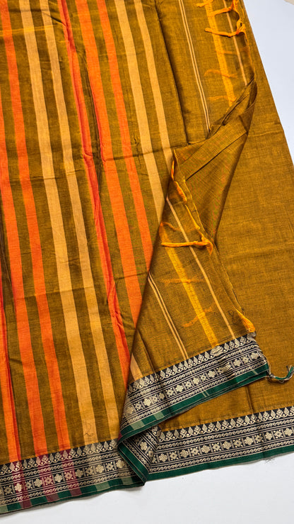 Tradional Mercerised Narayanpet Saree