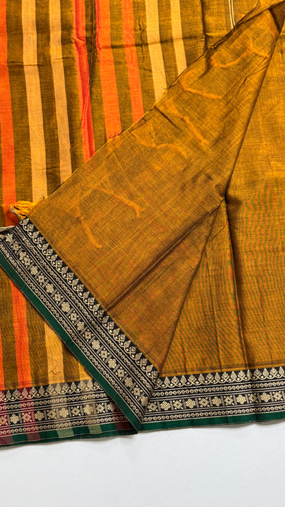 Tradional Mercerised Narayanpet Saree