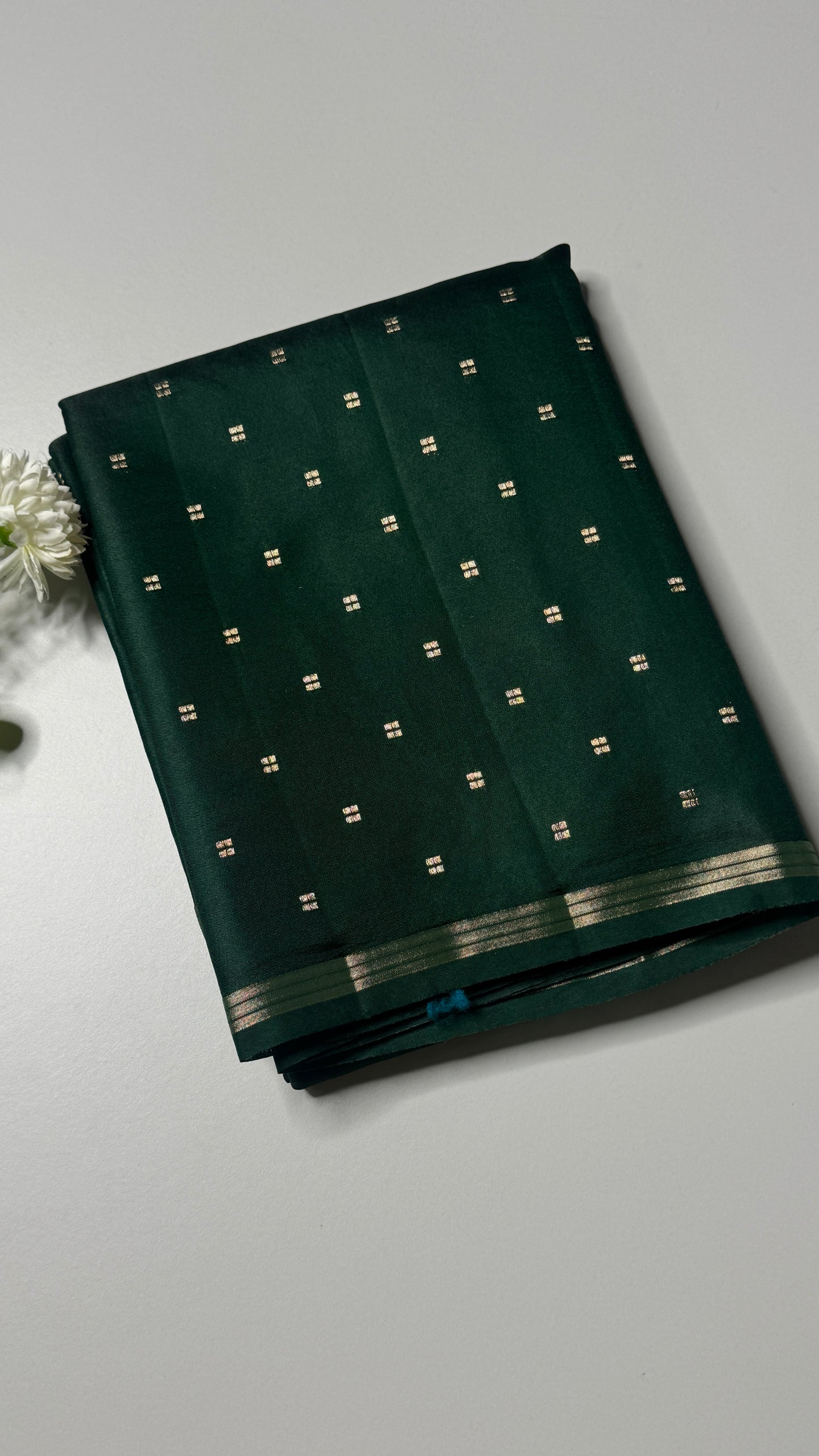 Semi Silk Saree with Small Zari