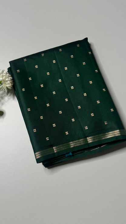 Semi Silk Saree with Small Zari