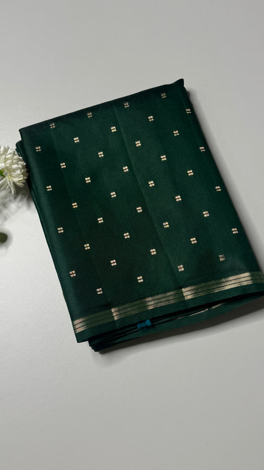 Semi Silk Saree with Small Zari