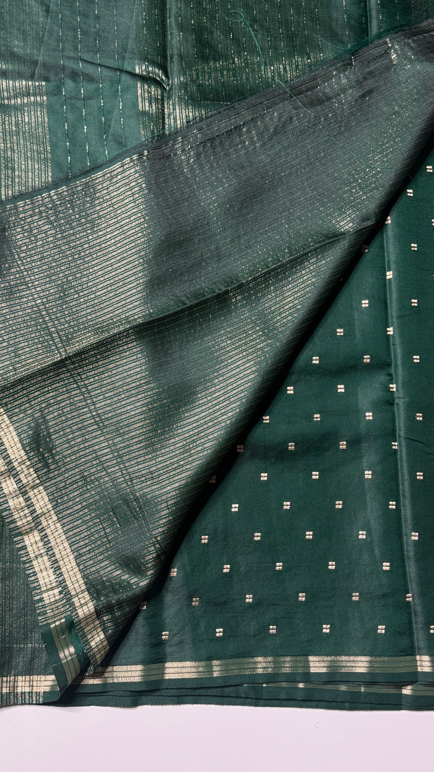 Semi Silk Saree with Small Zari