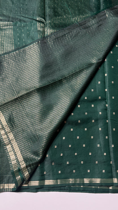 Semi Silk Saree with Small Zari