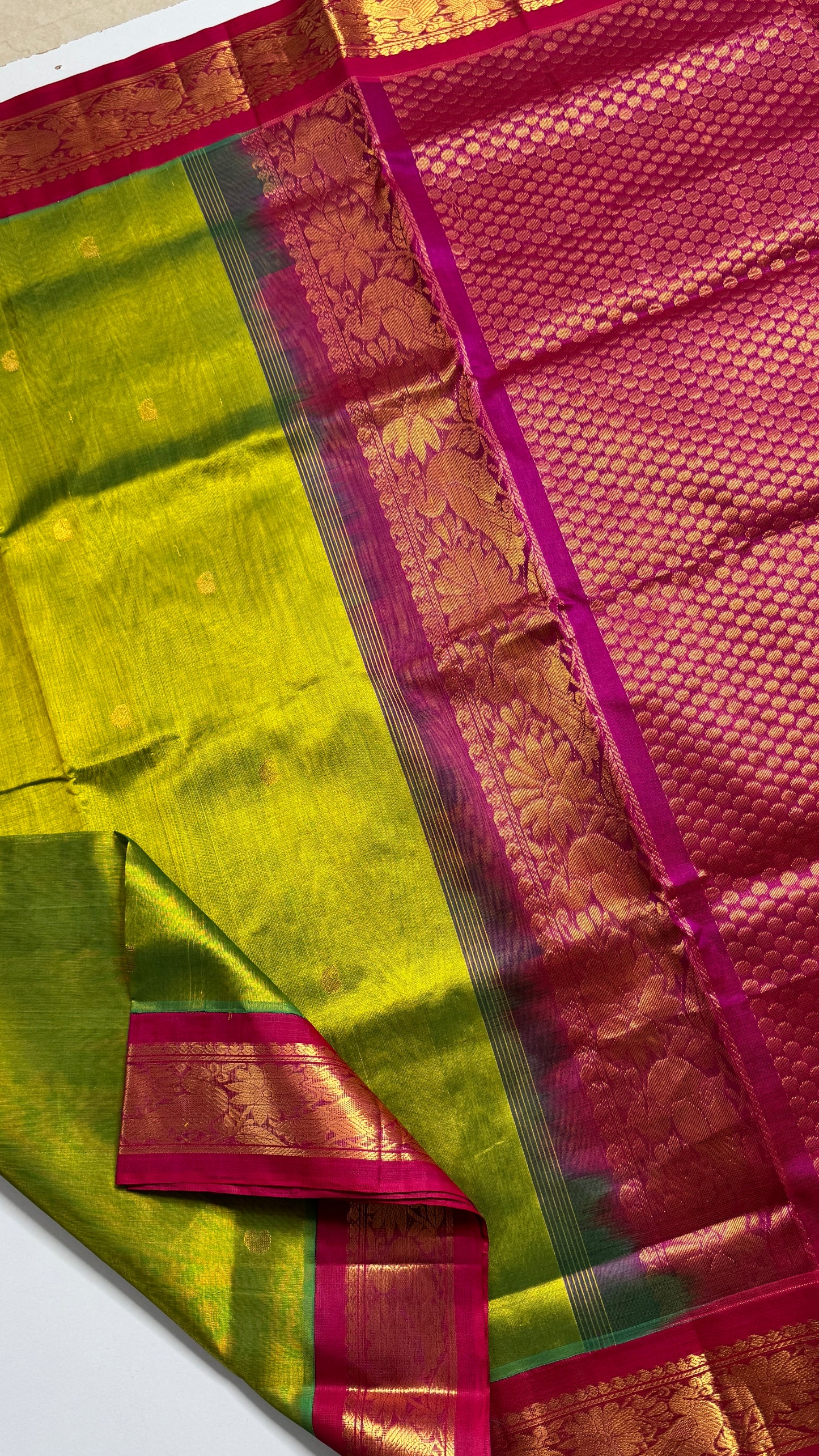 Buttas Pure Silk Cotton Saree