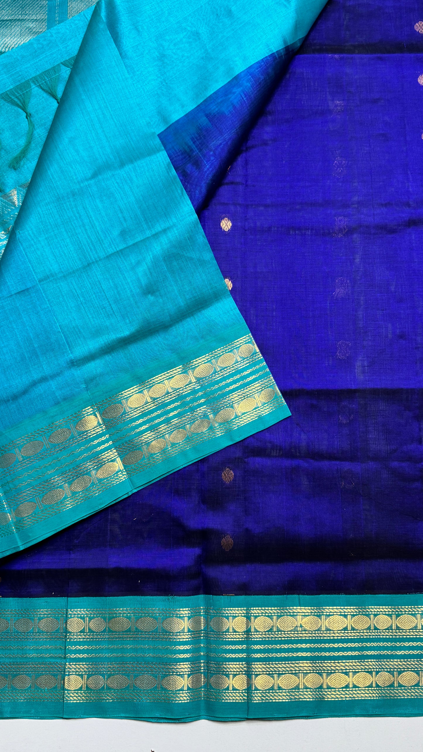 Buttas Pure Silk Cotton Saree