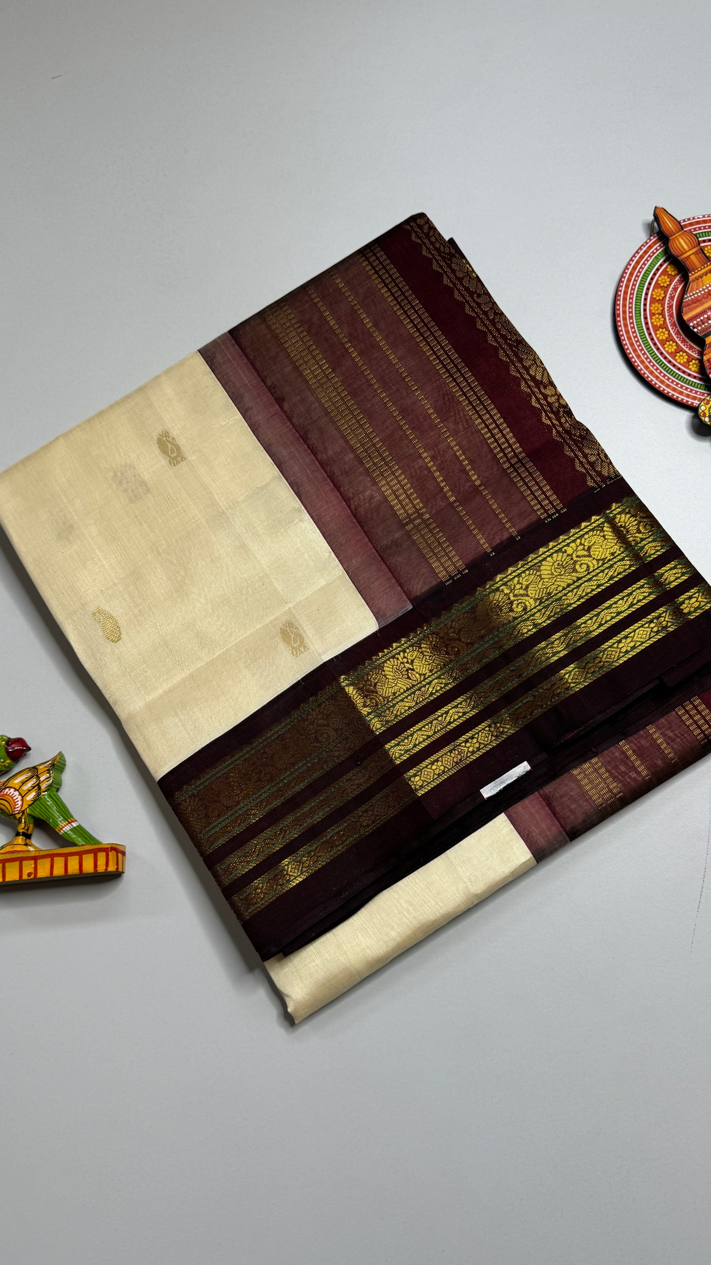 Buttas Pure Silk Cotton Saree