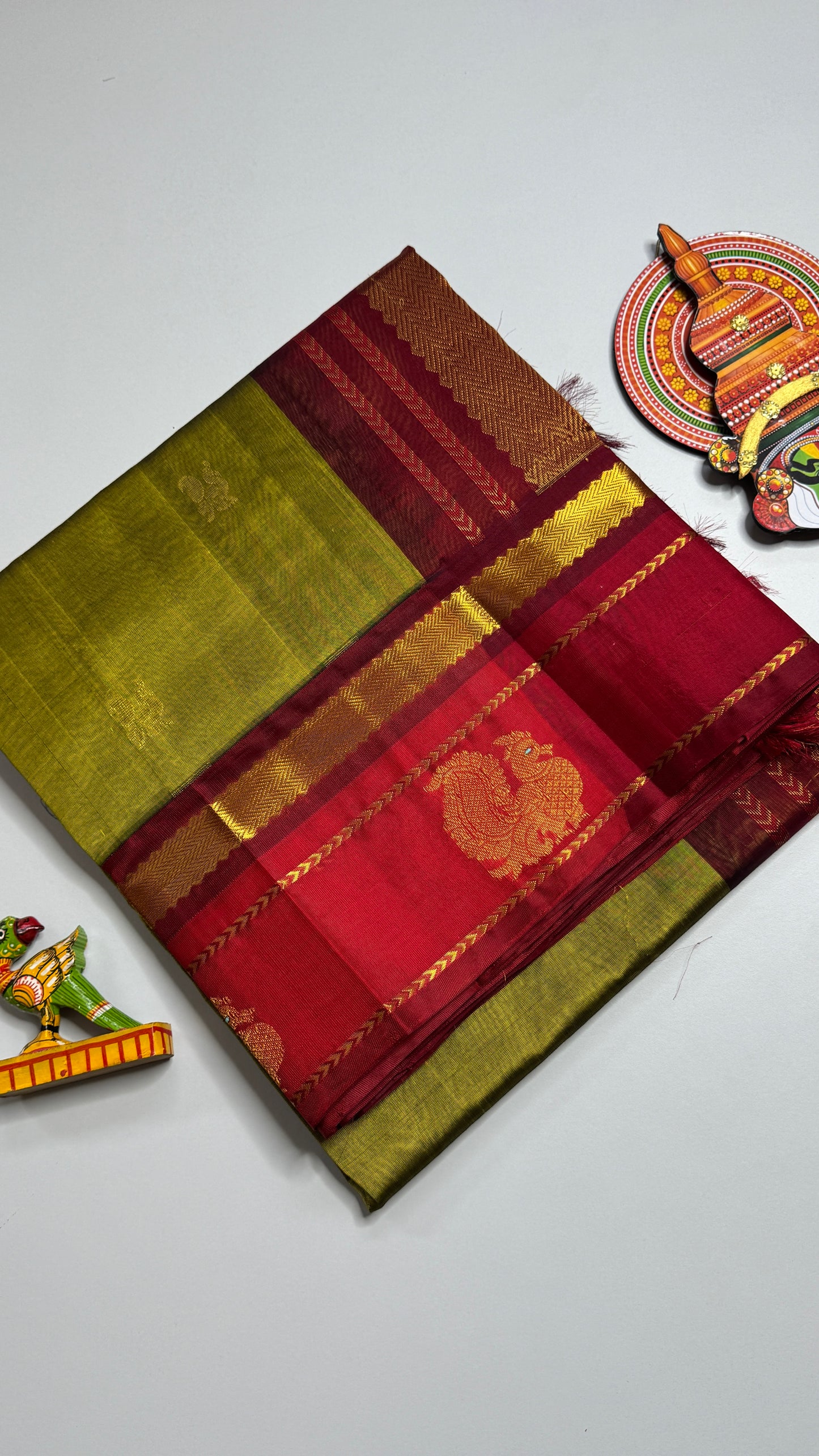 Buttas Pure Silk Cotton Saree
