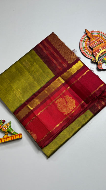 Buttas Pure Silk Cotton Saree