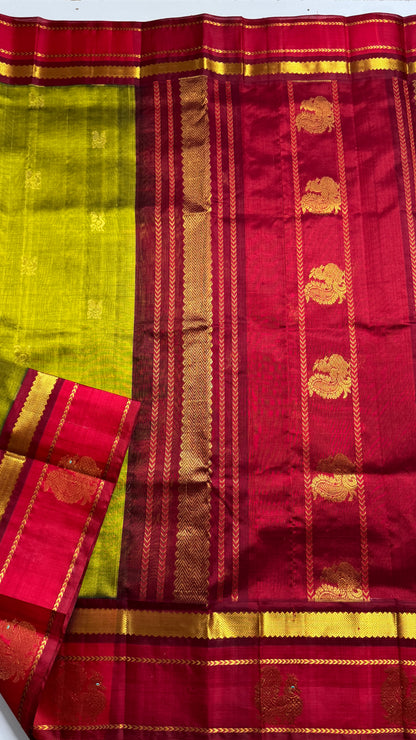 Buttas Pure Silk Cotton Saree