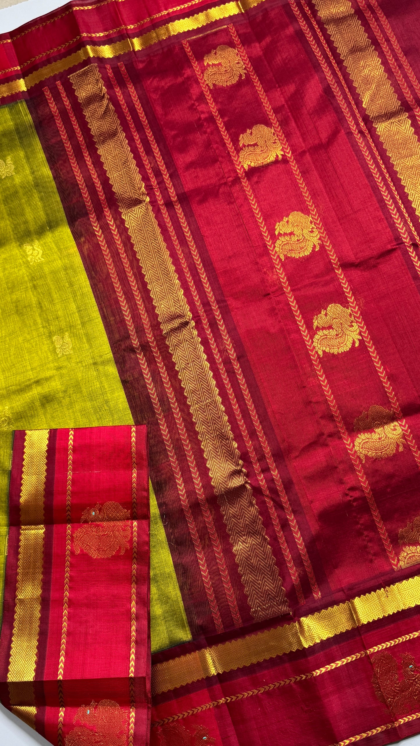 Buttas Pure Silk Cotton Saree