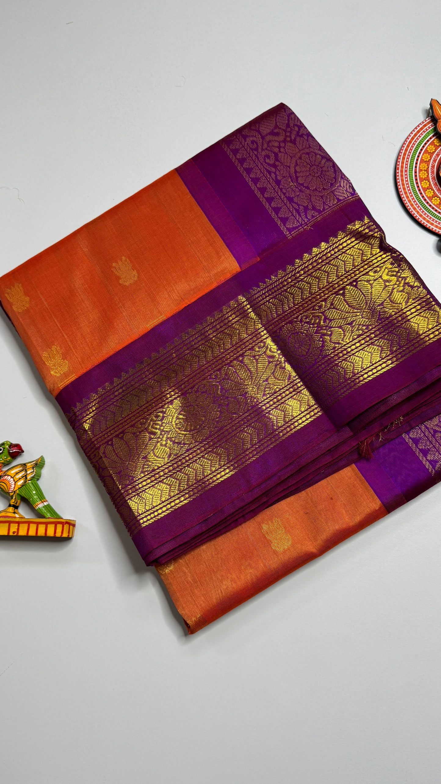 Buttas Pure Silk Cotton Saree